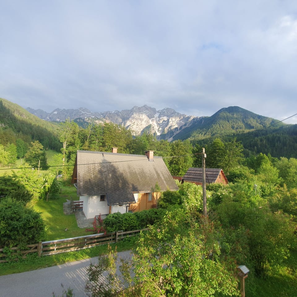 Vila Zora Jezersko, apartment Čedca, view from the balcony.