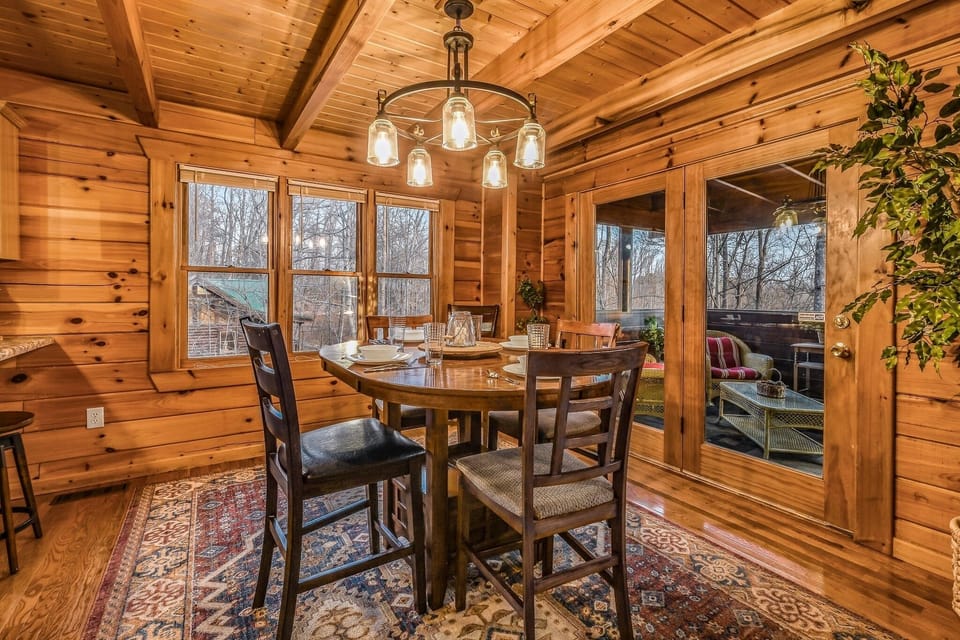 Indoors, Hardwood, Stained Wood, Chair, Furniture