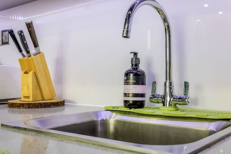 A fully equipped kitchen for preparing meals during your stay.