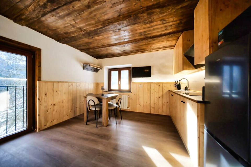 Zona giorno con cucina