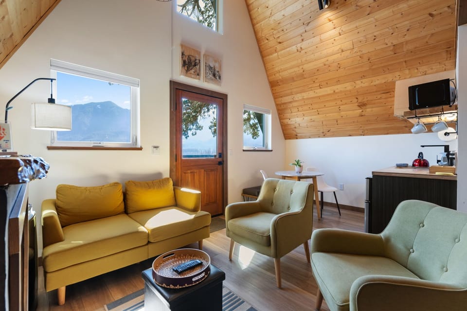 Welcome to the ultimate chill zone! Sink into the comfy seating, kick back, and let the vacation vibes roll.