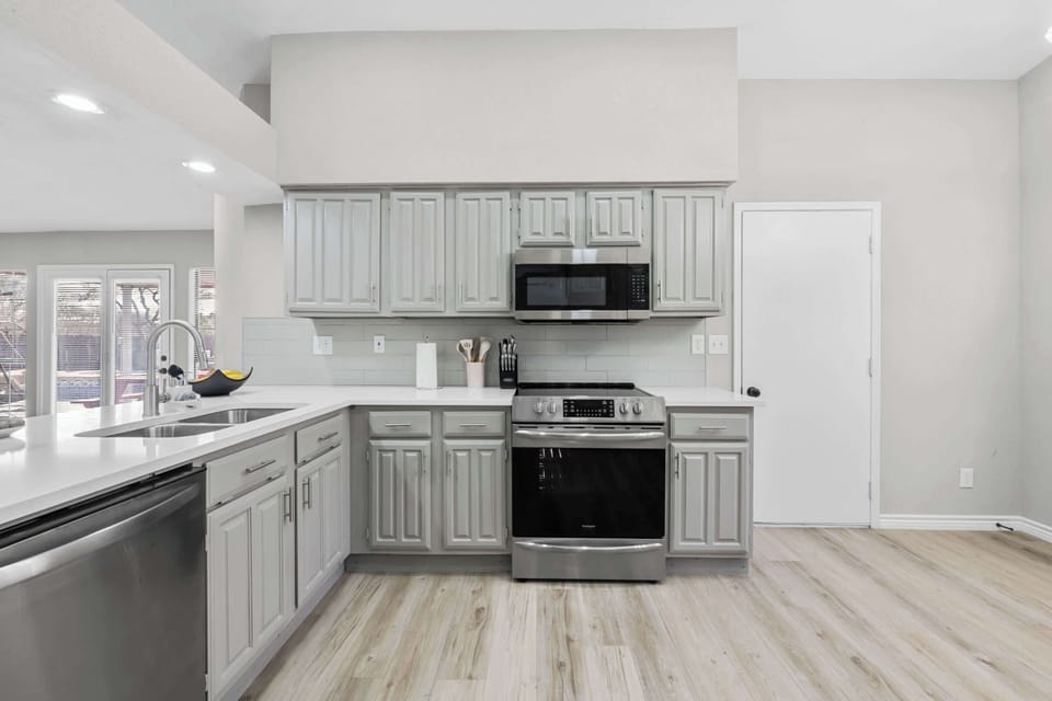 Bright and beautifully updated kitchen.