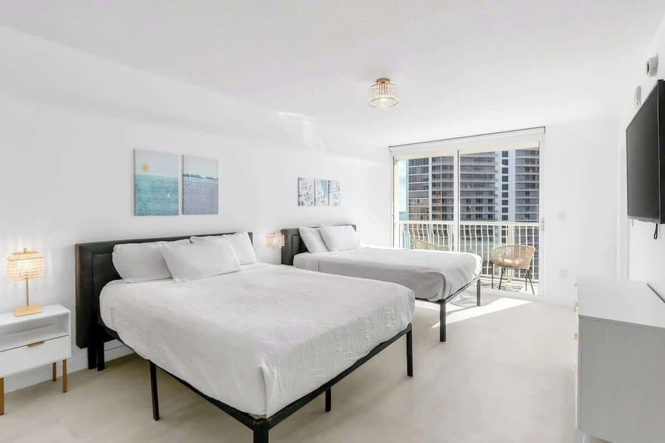 Two Queen beds in a spacious restful room