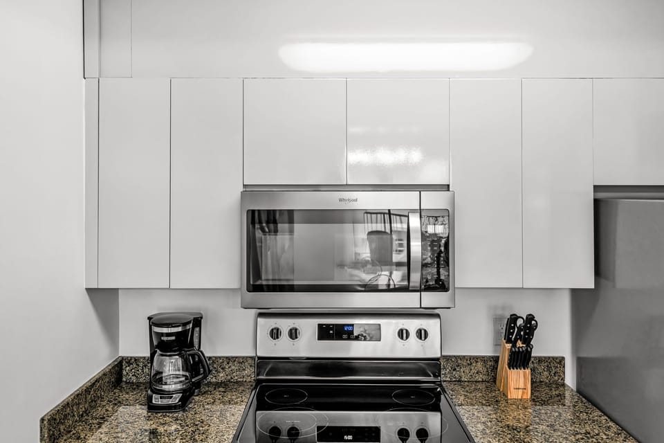 Fully stocked kitchen