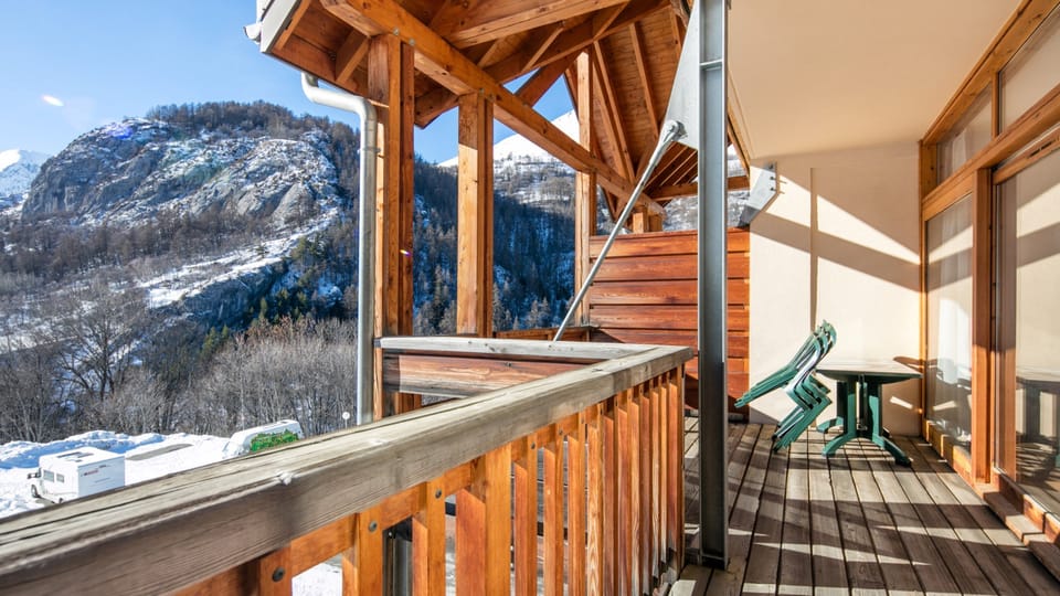 Open the door and step out onto your private balcony! Please note views may vary.