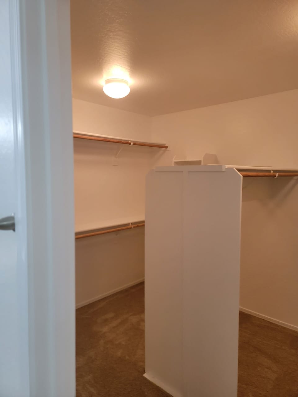 Primary closet