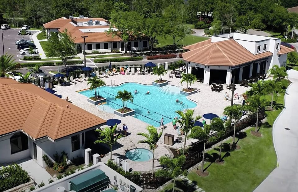 Main pool and fitness center