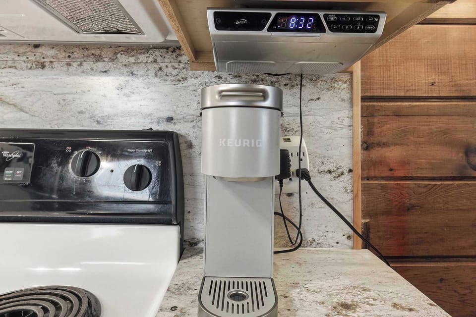 Press a button and let the day begin on your terms.