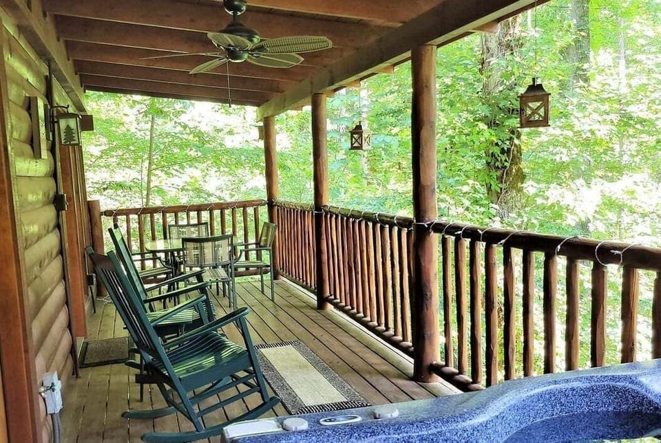 Building, House, Porch, Chair, Furniture