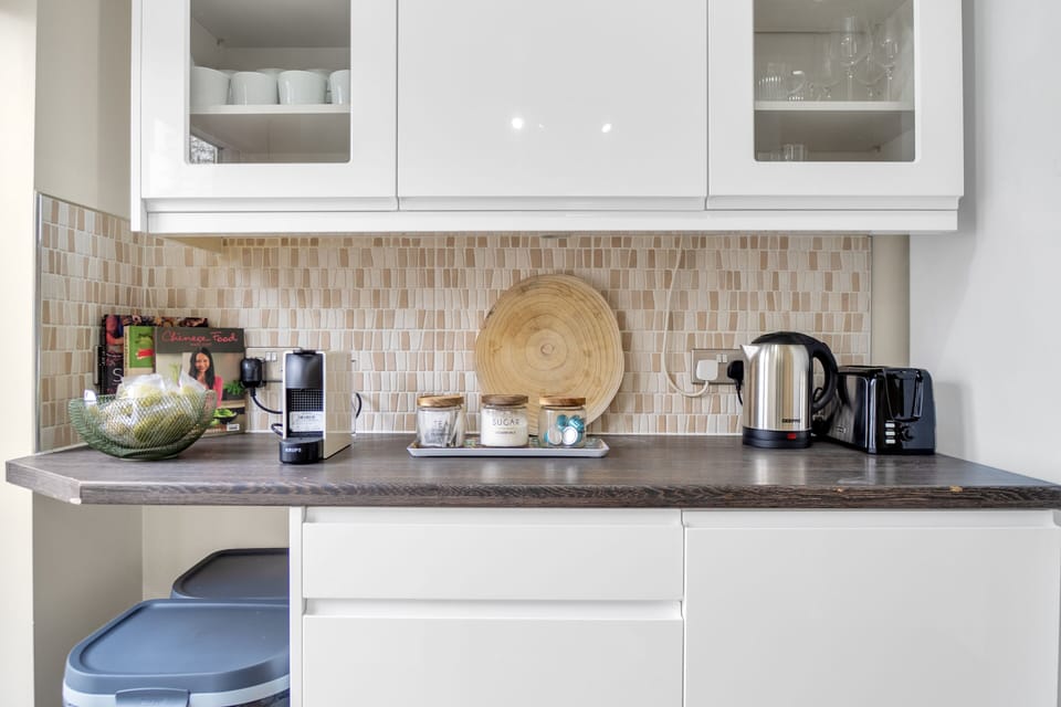 Kitchen and coffee corner