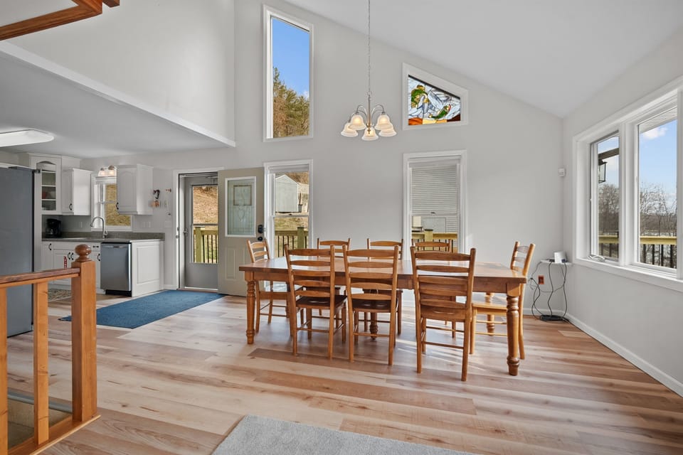 Dining table next to kitchen (main level)
