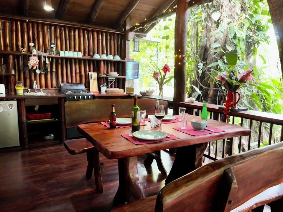 Dining Area and Outdoor Kitchen