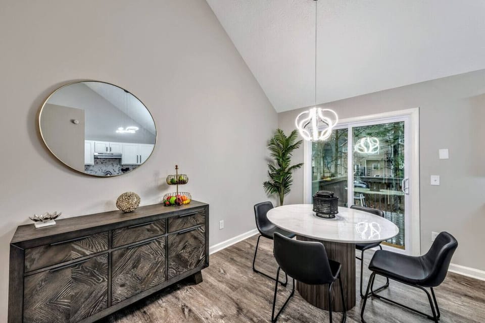 Kitchen and Dining Room View