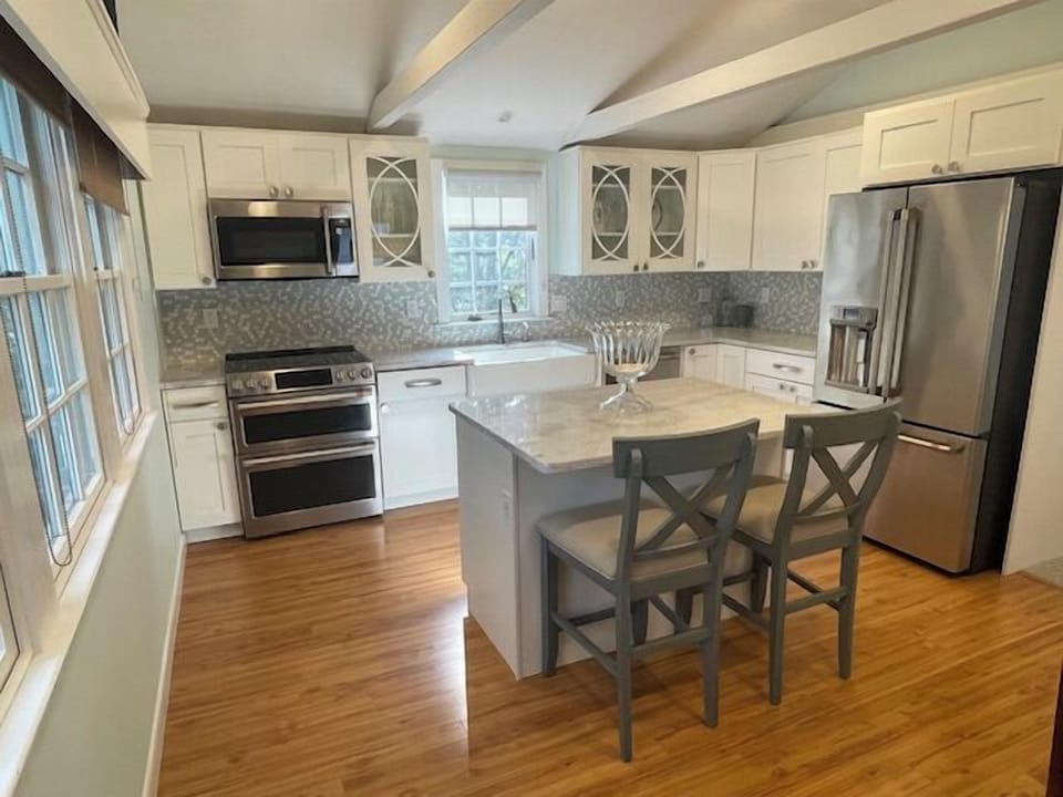 Nicely equipped kitchen on the second floor