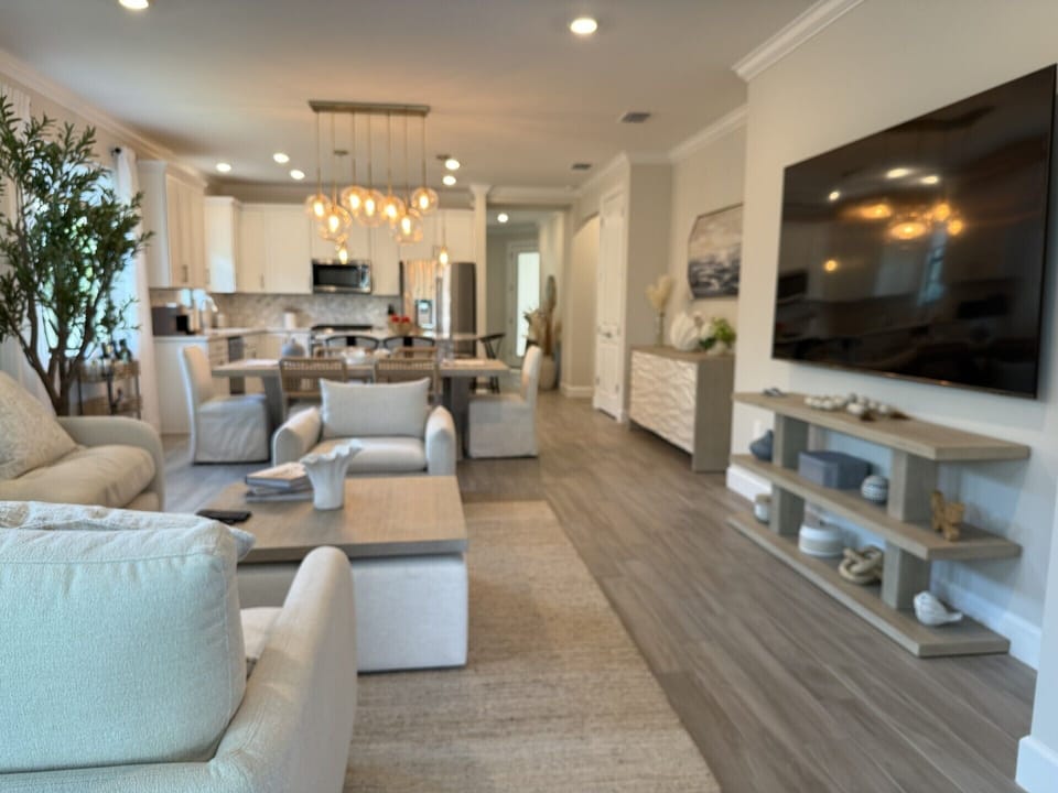 Open concept area