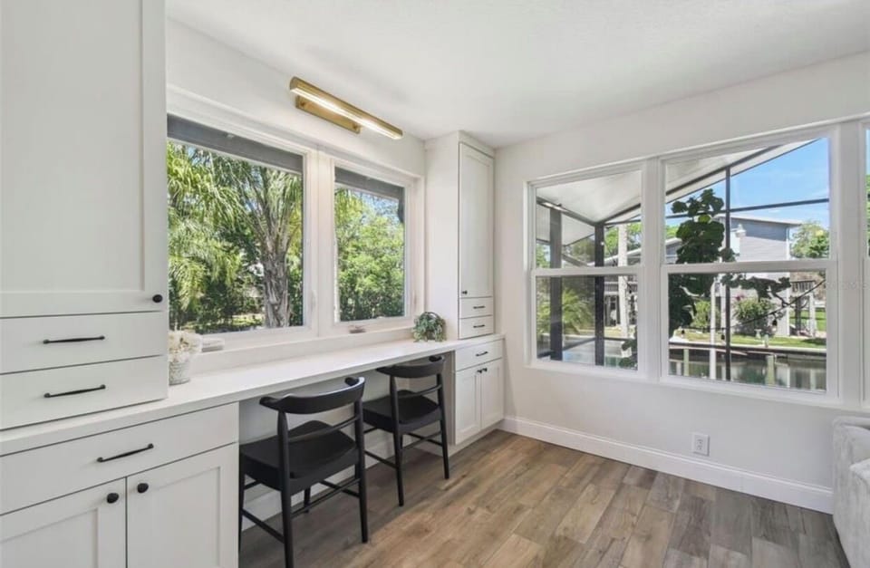 2nd floor dedicated study/office space with river views. 