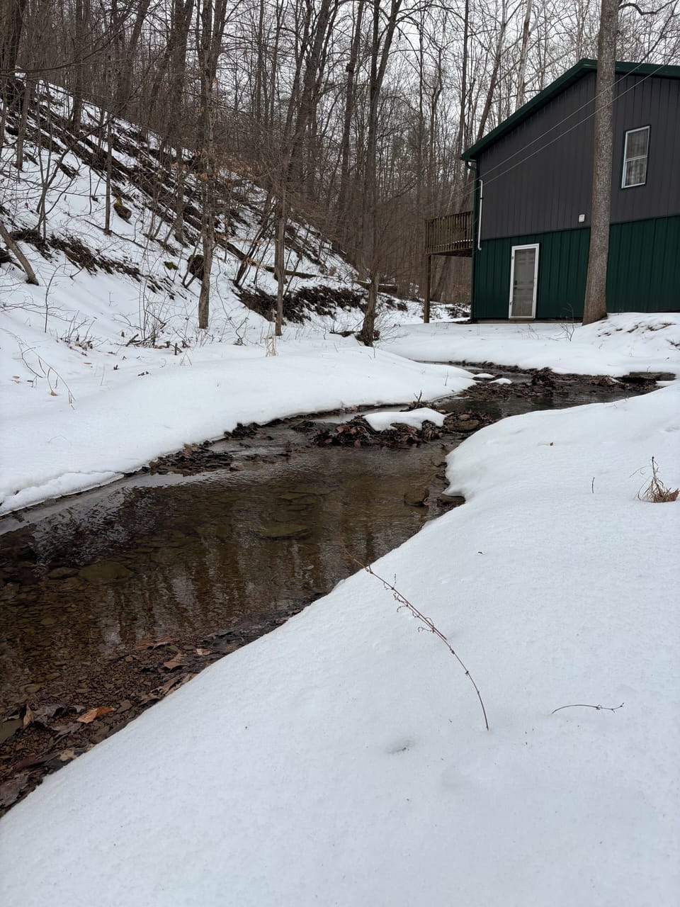 Creek Outside of House
