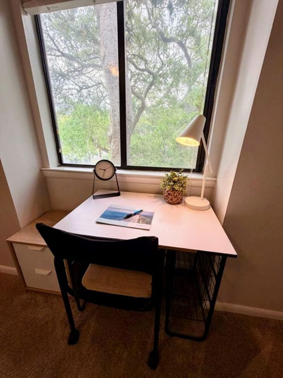 Desk in bedroom
