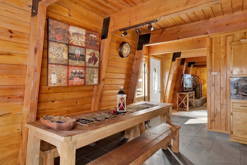 Inviting dining area designed for comfort and connection. The space feels open and airy, with a warm atmosphere that makes everyday meals and special gatherings equally enjoyable.