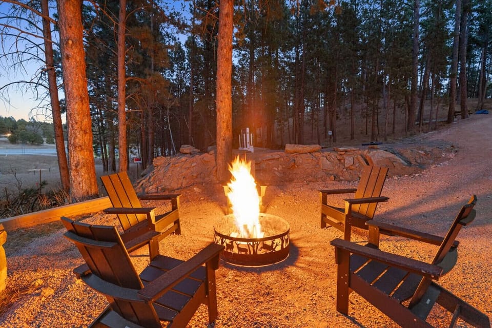 Cozy nights await around the community fire pit, where sparks fly and stories come alive.