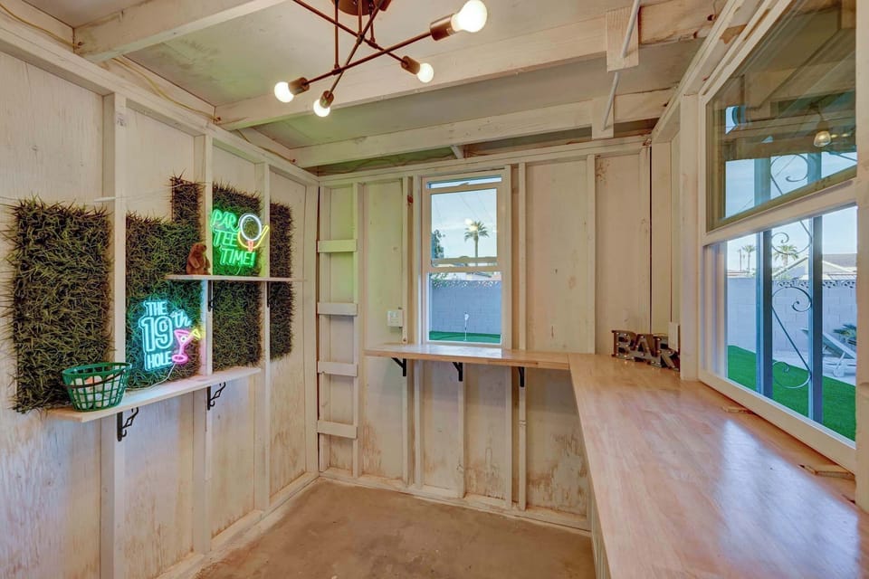 Cabana with Corn Hole, Full Refrigerator and Ladder Golf