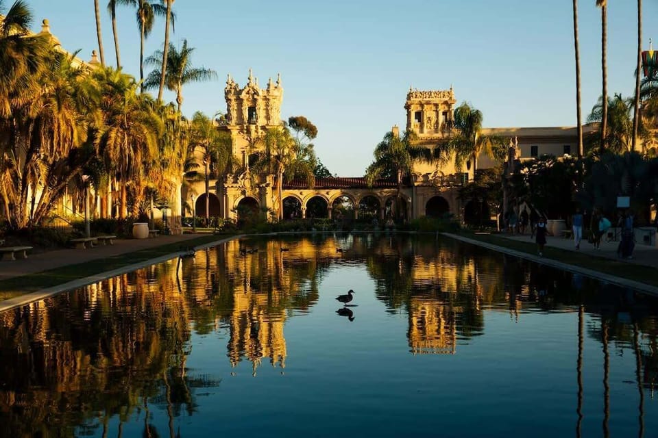 Balboa Park just up the road from the home!