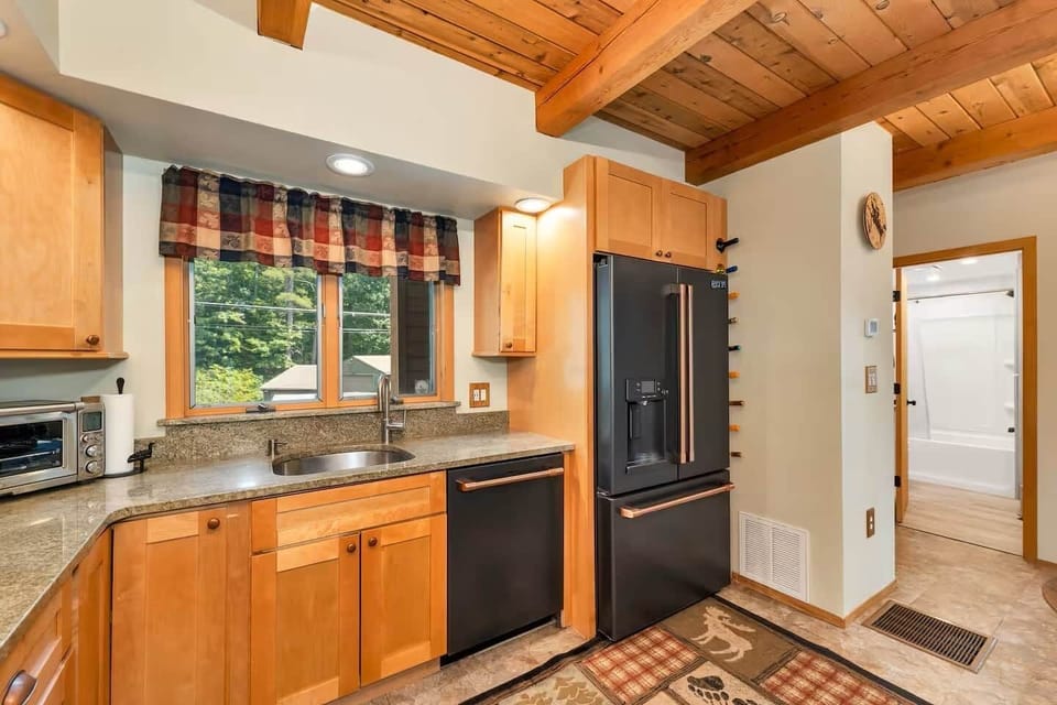 Kitchen fully stocked