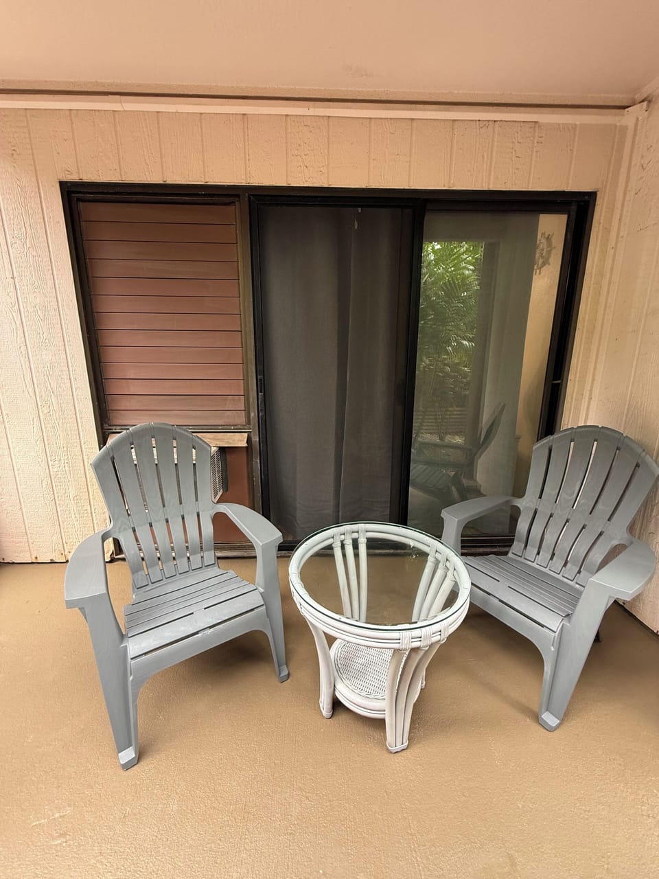 Patio out side of bedroom 2