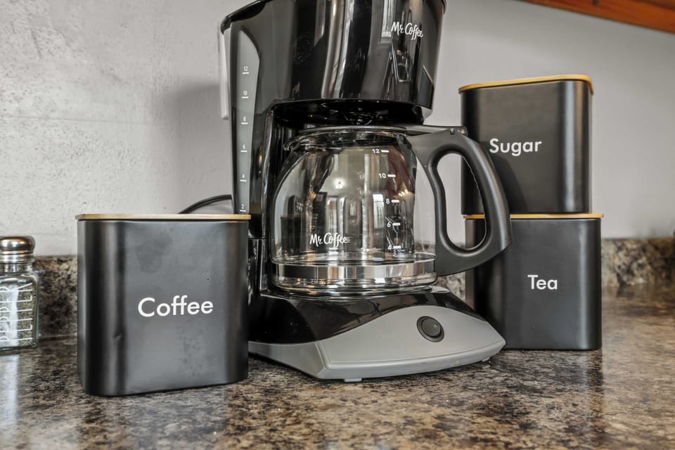 Complimentary ground coffee and tea