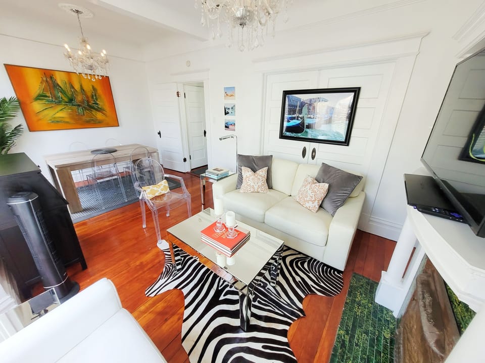 Formal dining area and living room 
