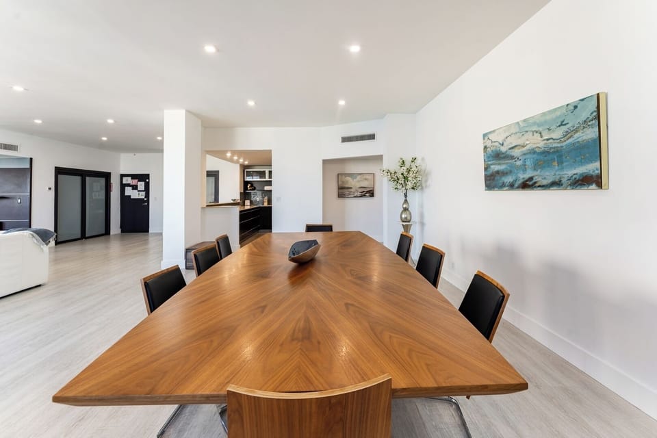 Open dining area with space for meals and memorable gatherings