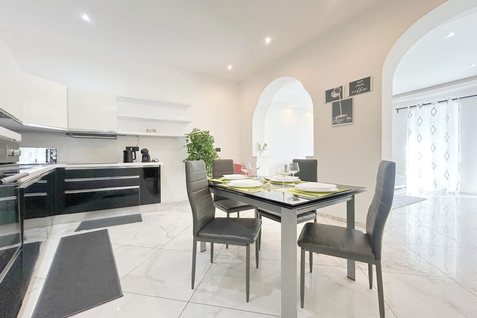 Kitchen and dining area