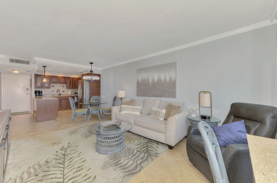 Open-concept living space