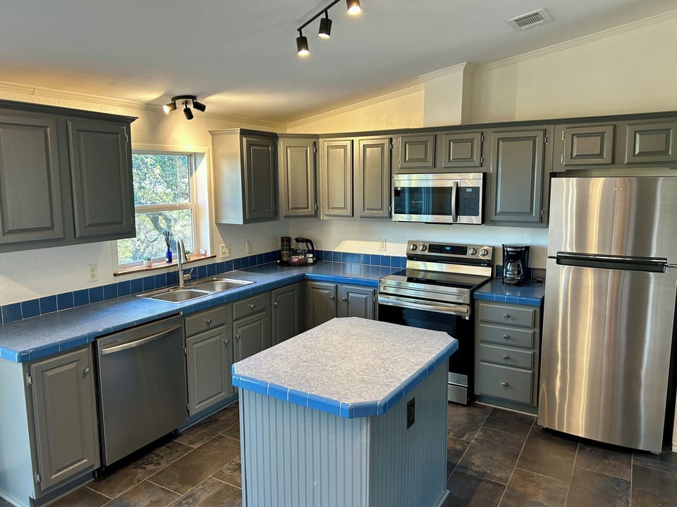 Fully stocked Kitchen.