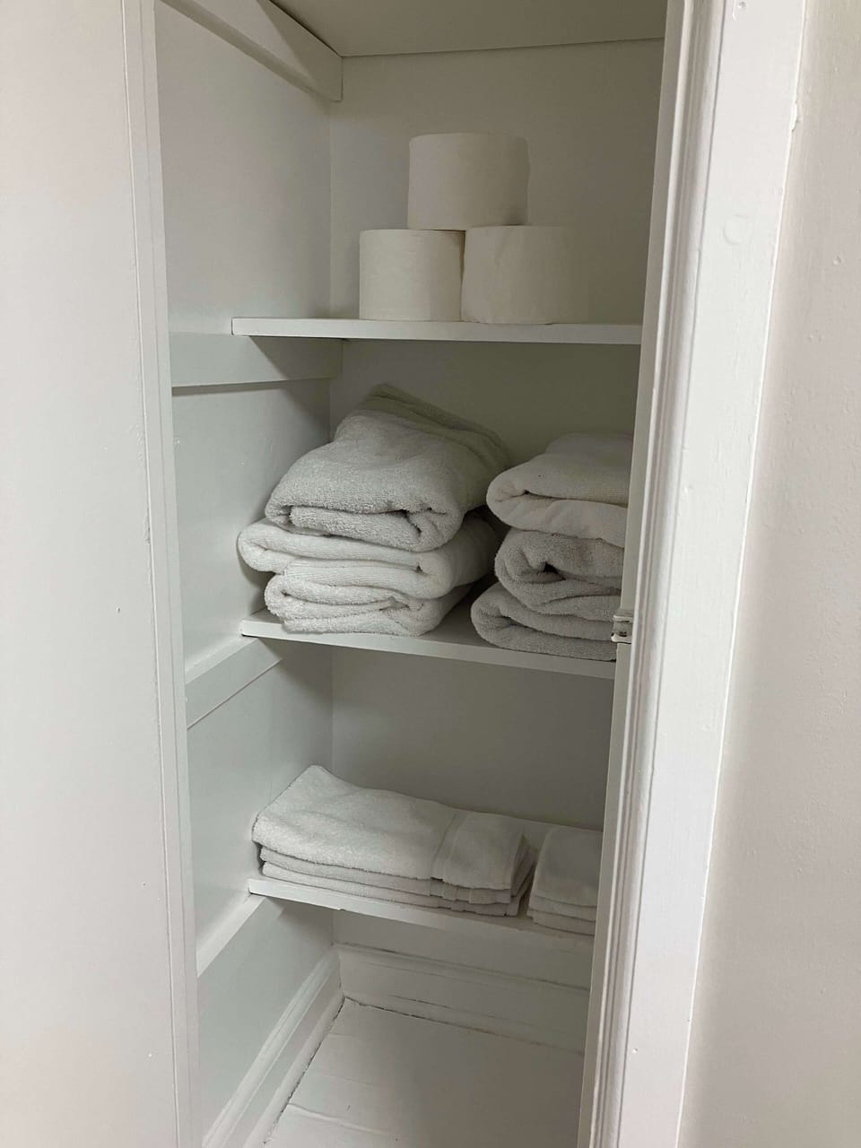Clean towels and essentials, making your stay simple.