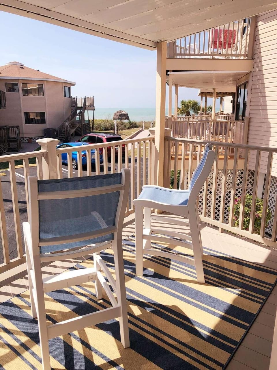 Condo Deck Looking at Beach