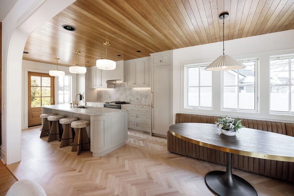 Kitchen and dining nook