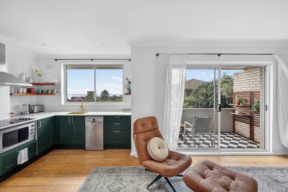 Move seamlessly through the open-plan layout, where living, dining and kitchen spaces flow together for easy evenings in.