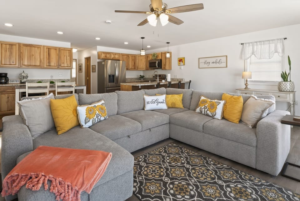 Main House living room/kitchen