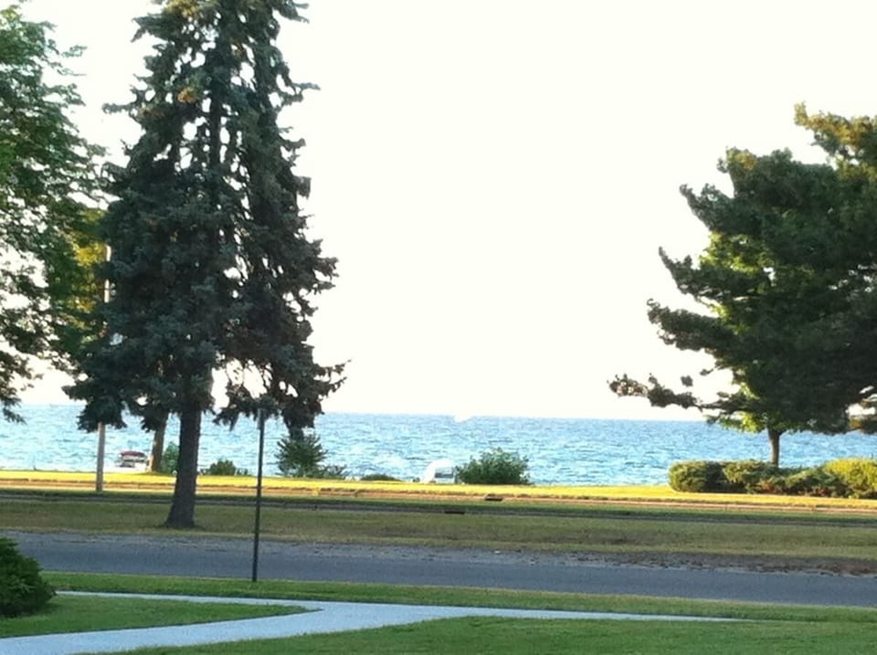 The T.A.R.T. Bike Trail runs in front of our house and goes all the way to Suttons Bay. Bikers Paradise!