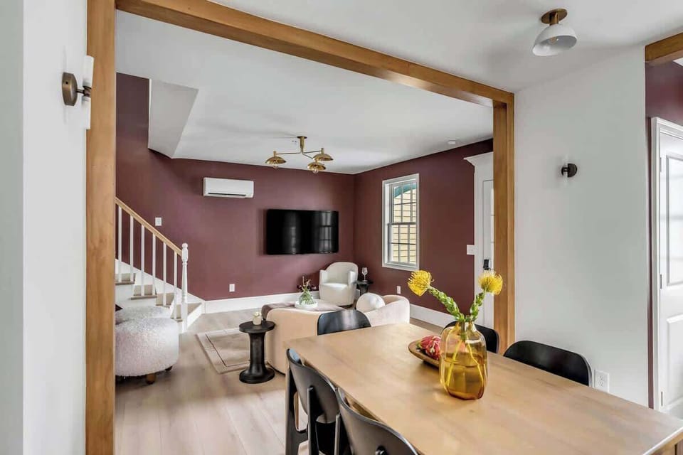 Enjoy meals, movie nights, and quality time in this open-concept living space.