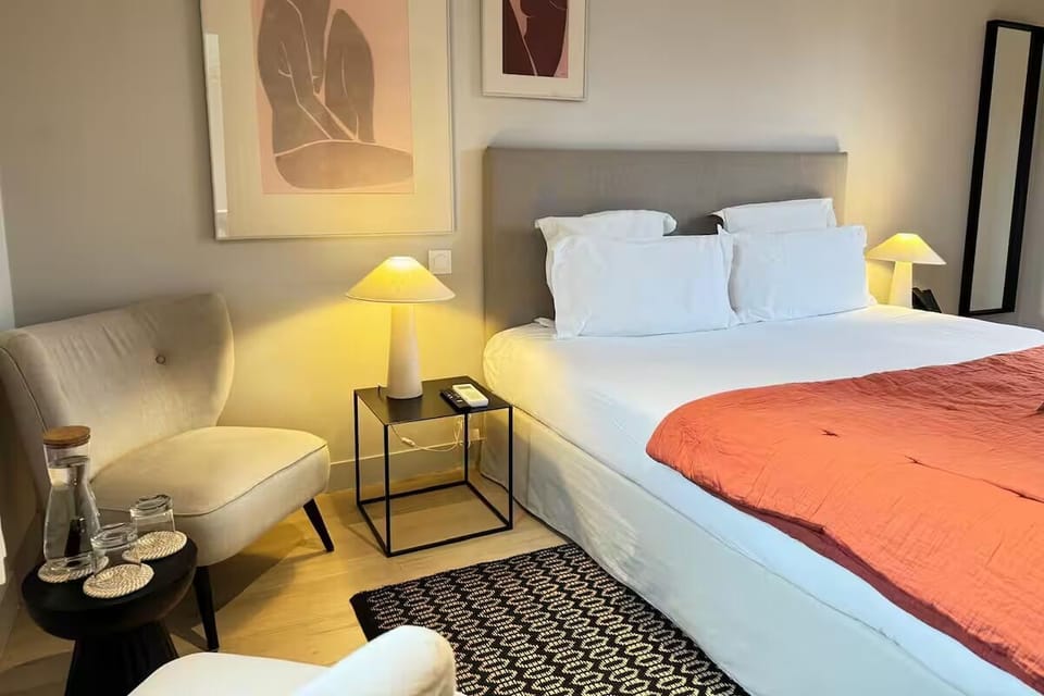 Bedroom. Interior and views may vary based on location and availability