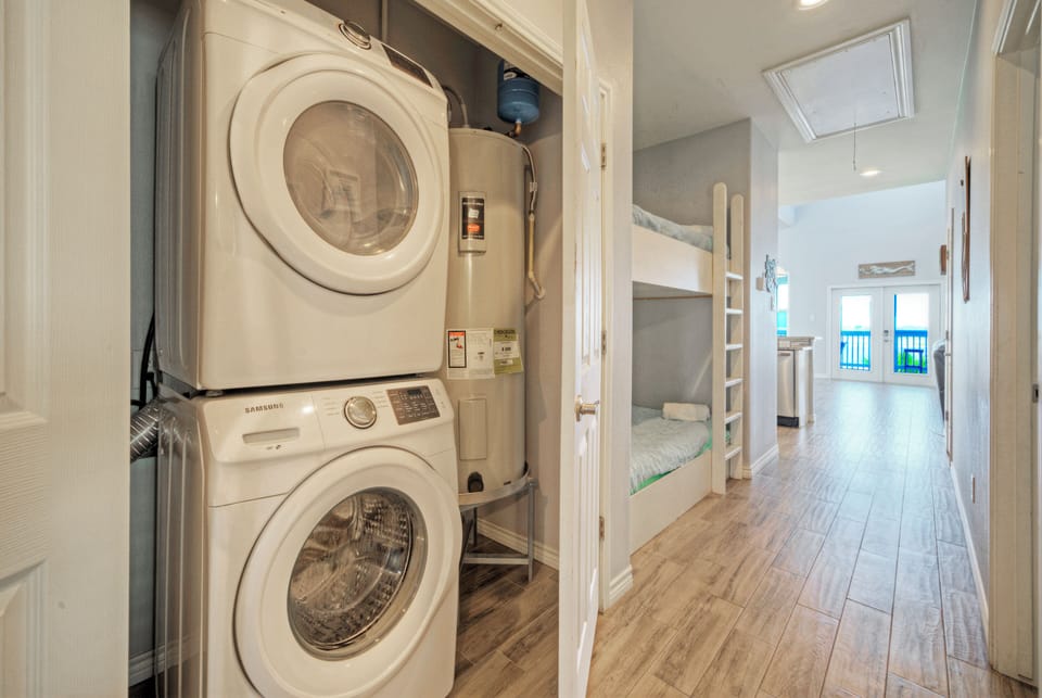 Laundry area.