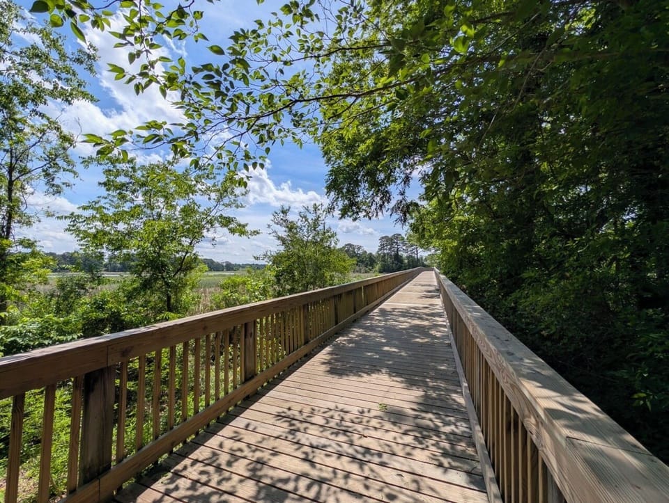 1 of 3 walking bridges to access Windsor Castle Park