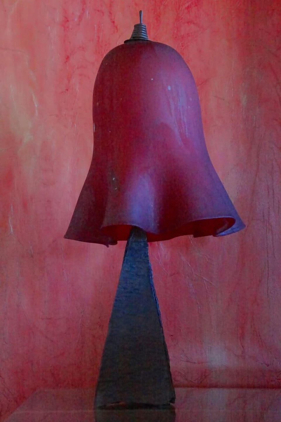 BLOWN GLASS & PEWTER LIGHT - HAND MADE FROM TLAQUEPAQUE, MEXICO