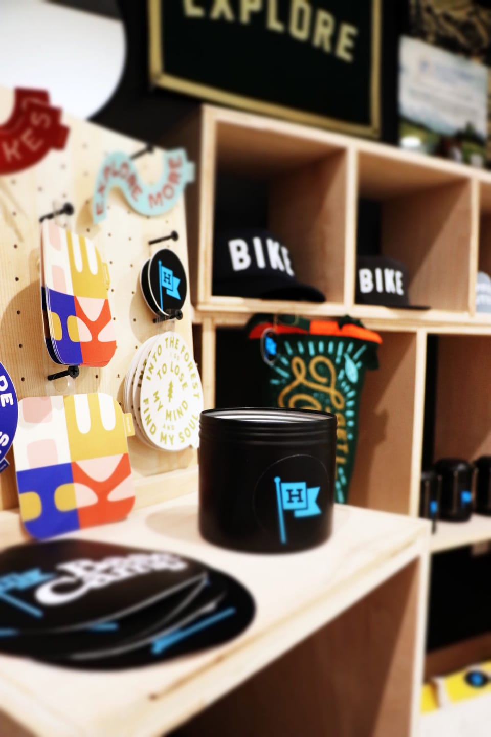 Merch in the BikeBarn