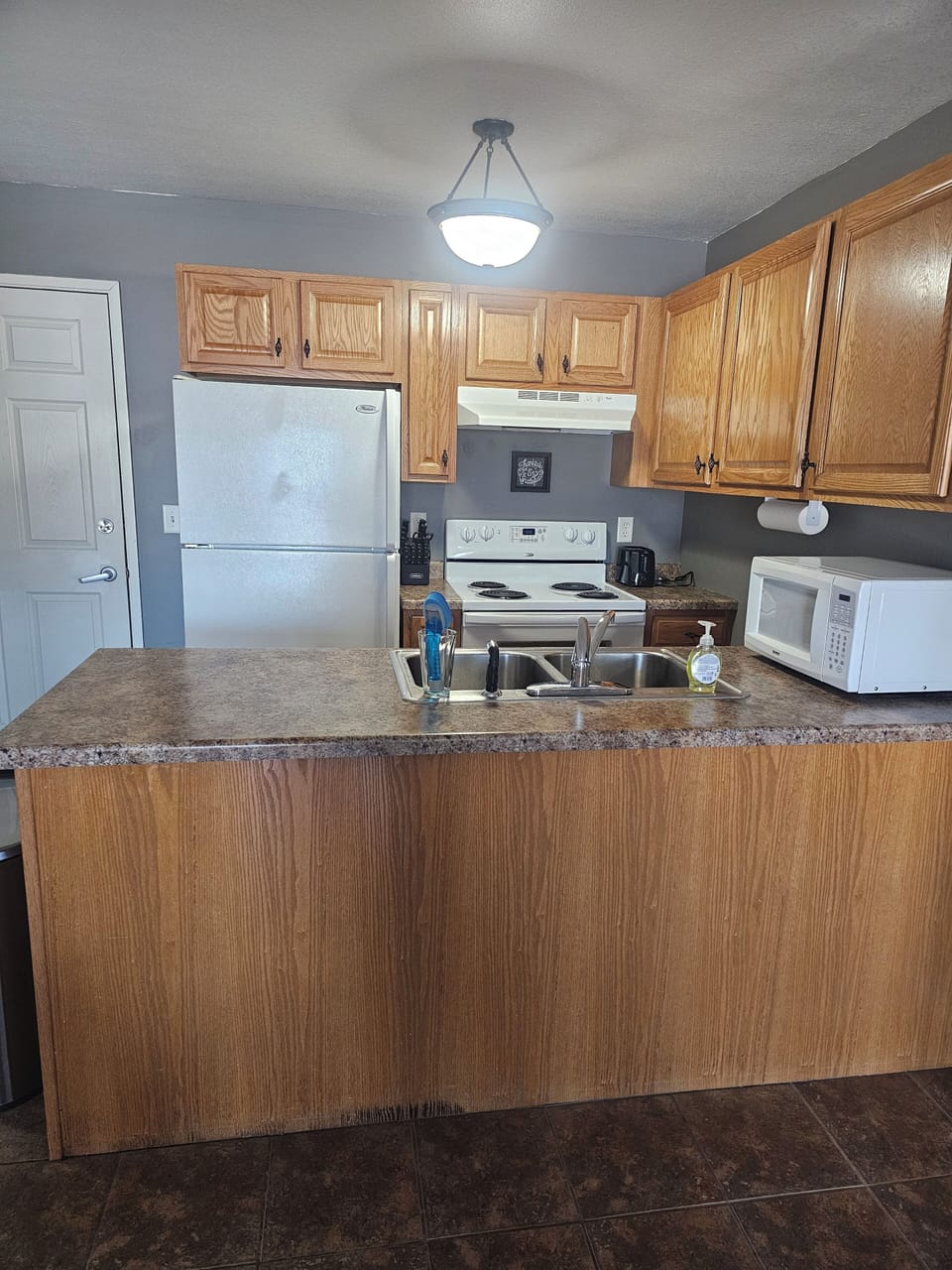 Fully stocked kitchen