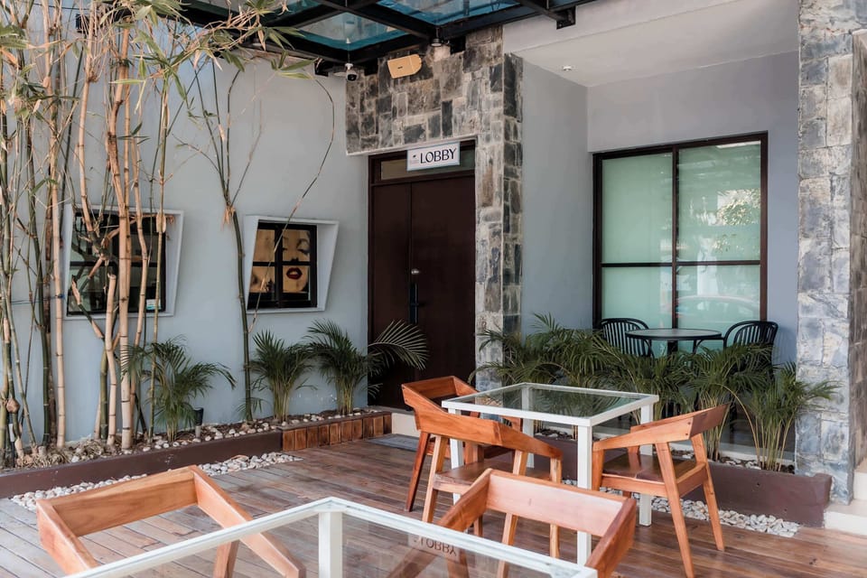 Zona de descanso en el exterior