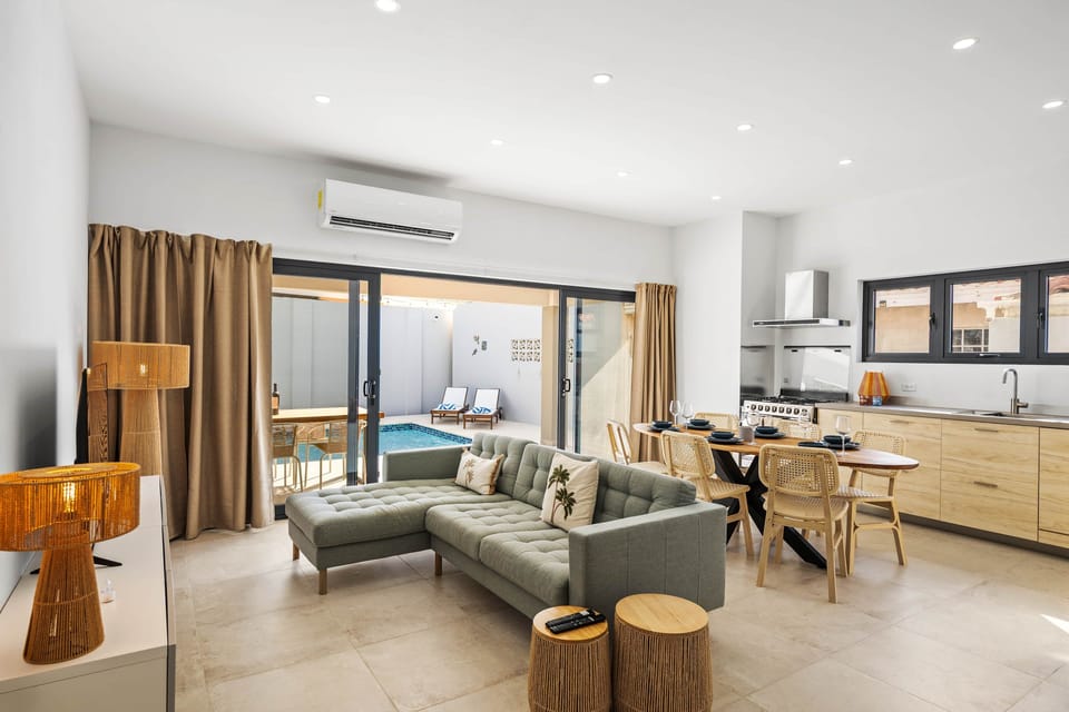 Spacious Living & Kitchen Area
