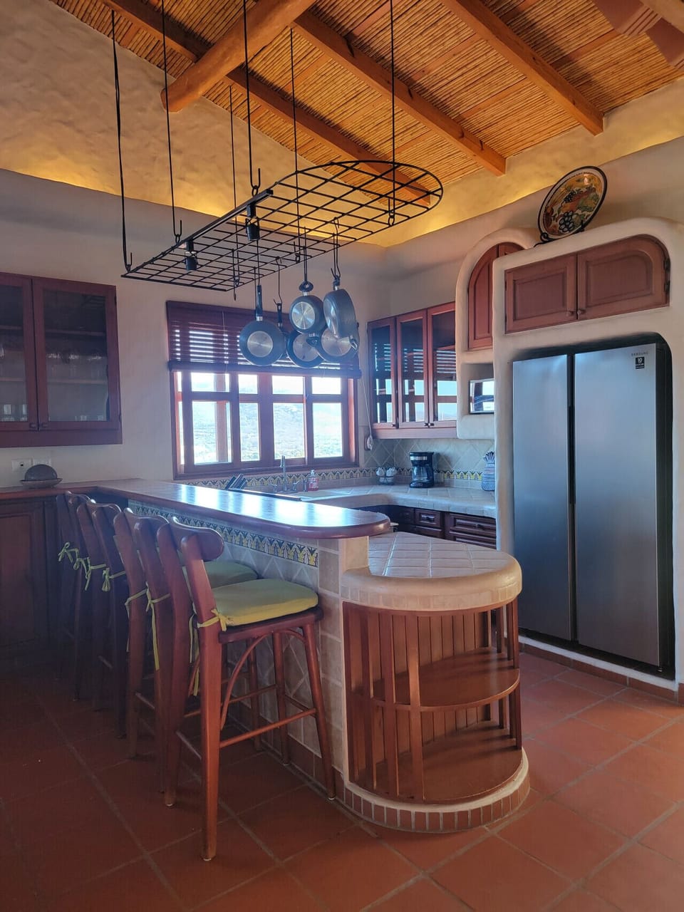 Kitchen with Amazing Mountain Views